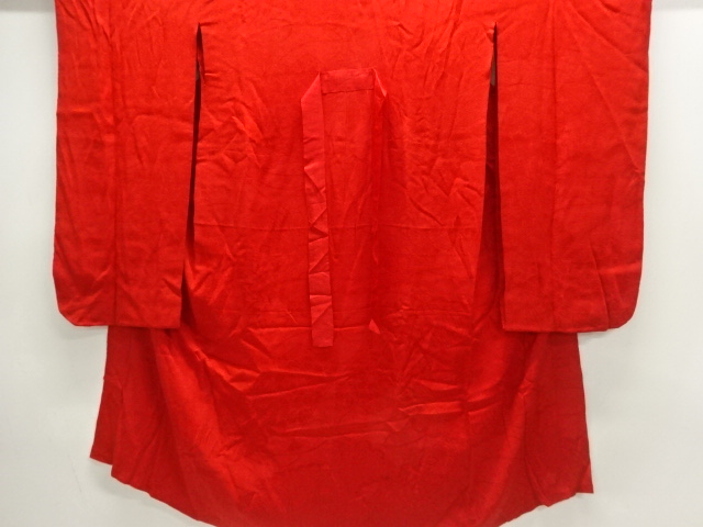 JAPANESE KIMONO / ANTIQUE JUBAN / SILK / RINZU / WOVEN FLOWER